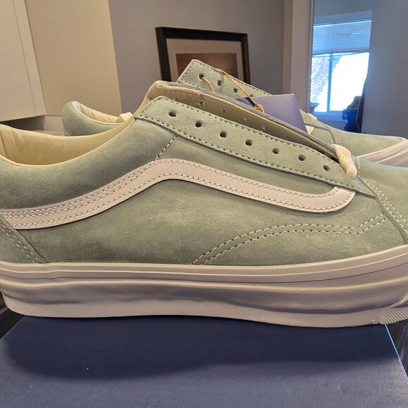 Vans Premium Pig Suede Old Skool 36 LX Shoes Sneakers VN000CQDCPG1 Mens Sz 10.5 - Picture 1 of 10